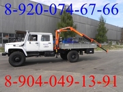 Кран манипулятор ГАЗ 33081 сдвоенная  кабина 2 Amco Veba 103 3S марка 3897 производство Семар Сервис