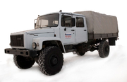 Автомобиль  ГАЗ 33081 сдвоенная  двухрядная  кабина  на  5 мест полный  привод  (Марка 3897, производство Семар-Сервис) ГАЗ 33081 Садко с двухрядной кабиной, дубль кабина, на 5 посадочных мест
